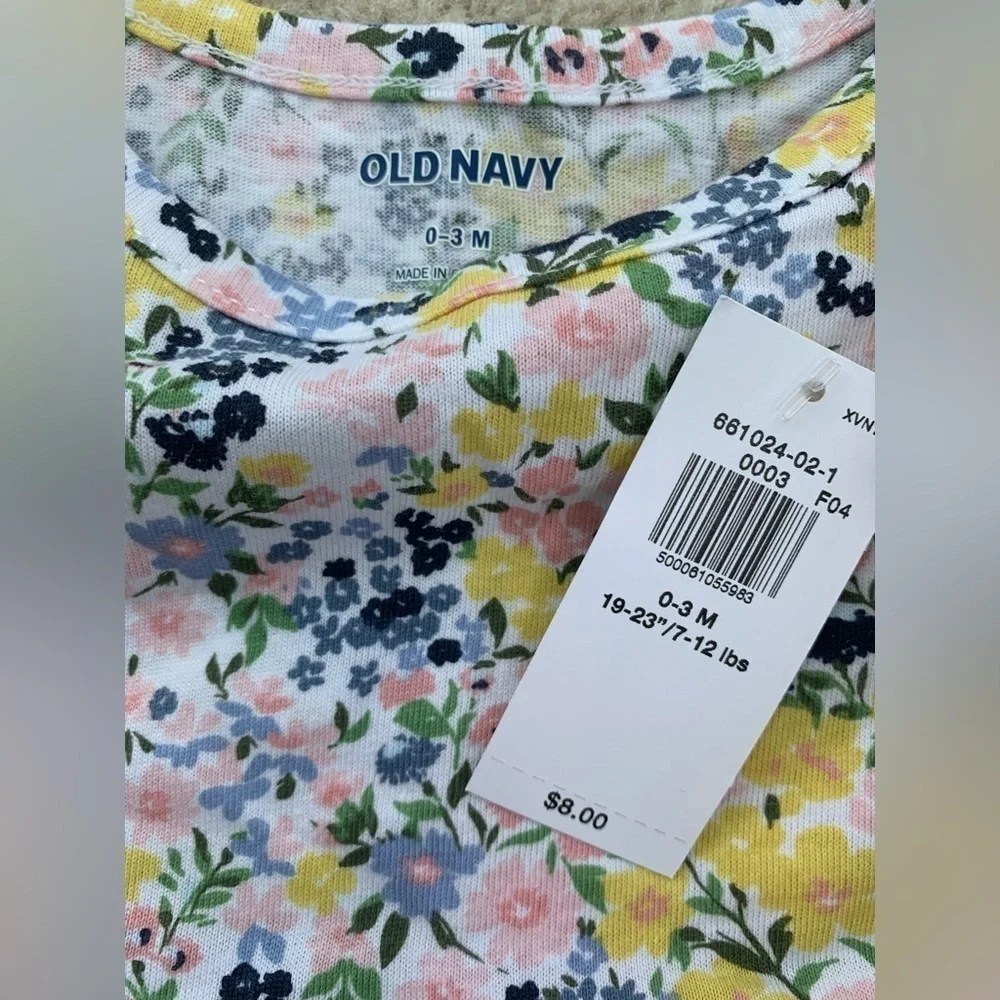 Old Navy 0-3 Month NWT Dress And Jumpsuit Romper Bundle